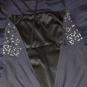 Strapped evening gown